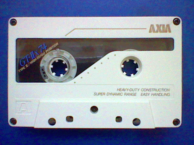 私のカセットテープ＆MDコレクション（08）AXIA GT-Ⅱx、PS-Ⅰx: 黒の