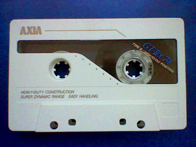 私のカセットテープ＆MDコレクション（08）AXIA GT-Ⅱx、PS-Ⅰx: 黒の